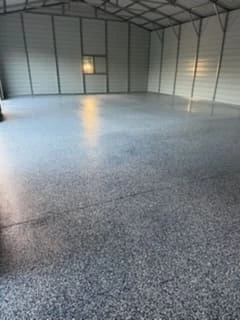 Warehouse concrete floor coating
